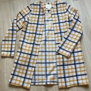 Cynthia rowley plaid coat size Medium